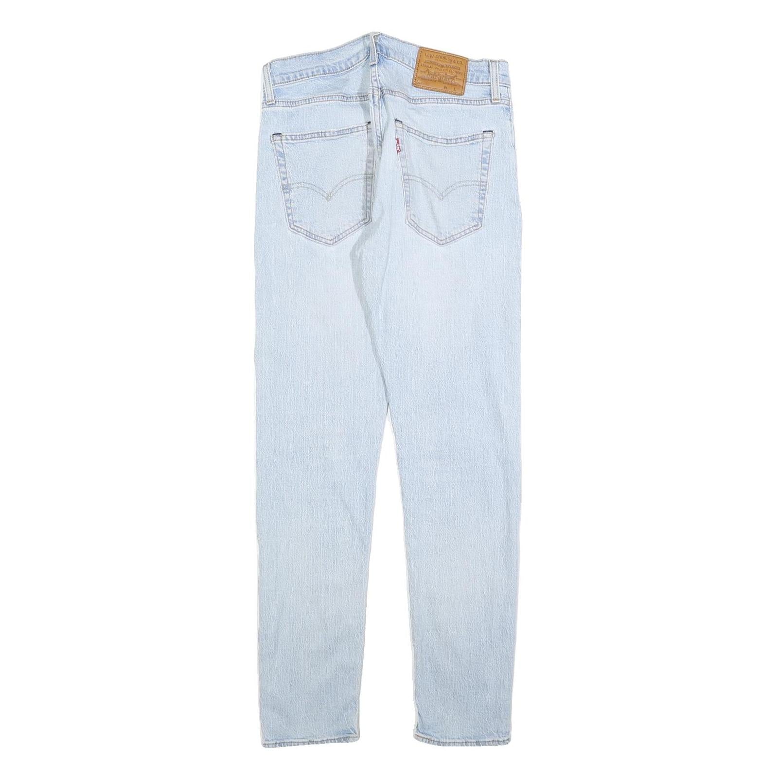 LEVI'S 512 Big E Mens Jeans Blue Slim Skinny Denim Light W30 L32 Classic Zip