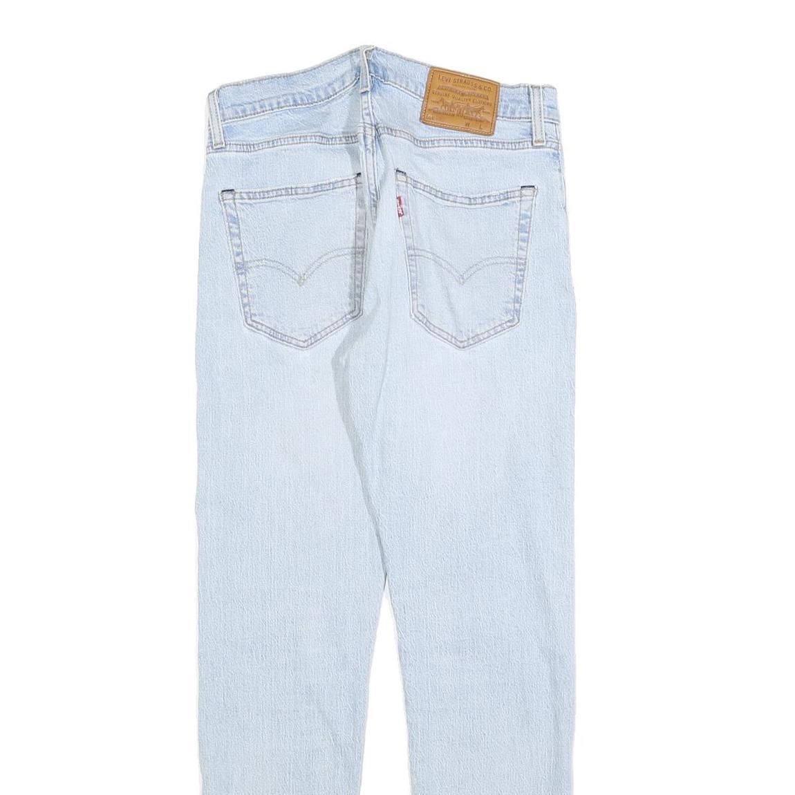 LEVI'S 512 Big E Mens Jeans Blue Slim Skinny Denim Light W30 L32 Classic Zip