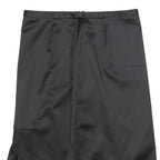 COAST Womens Black Pleated Midi Polyamide Blend Skirt UK 10 Elegant Office Wear