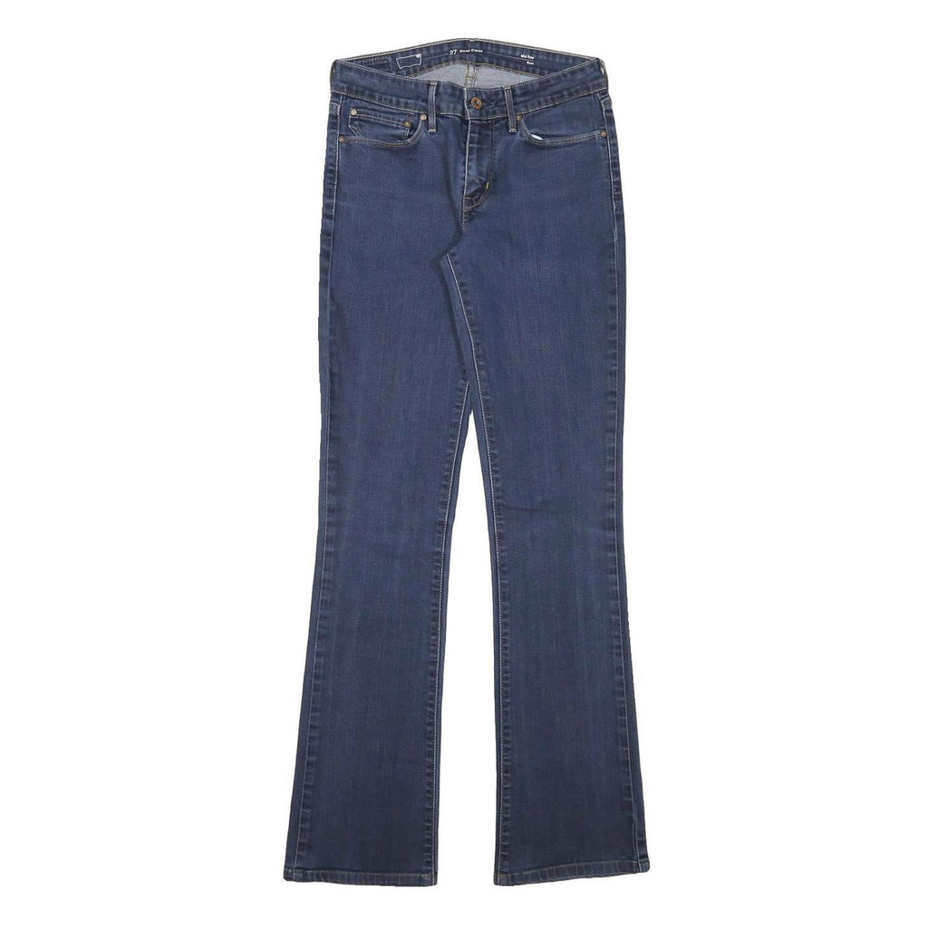 LEVI'S Womens Jeans Blue Regular Flared Denim Medium W27 L32 Classic Fit Zip