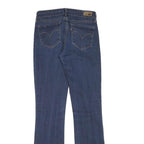 LEVI'S Womens Jeans Blue Regular Flared Denim Medium W27 L32 Classic Fit Zip