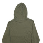 PUMA Mens Green Hoodie M Cotton Blend Pullover Casual Sportswear