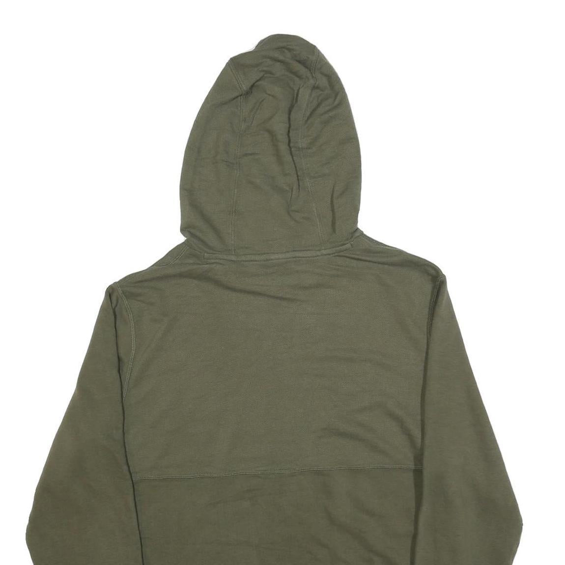 PUMA Mens Green Hoodie M Cotton Blend Pullover Casual Sportswear