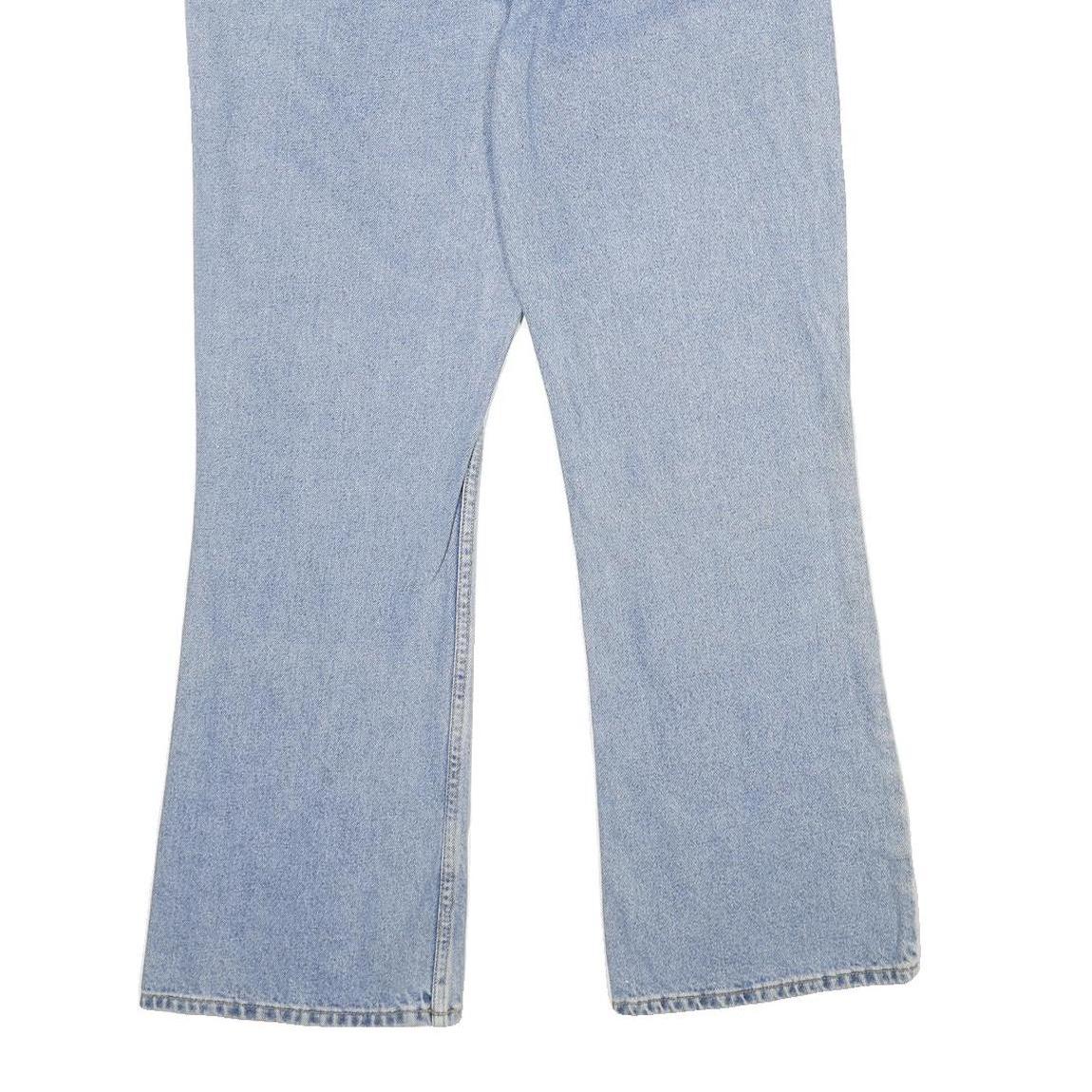 NAUTICA Womens Relaxed Fit Light Blue Denim Jeans W34 L30 Cotton Zip Casual