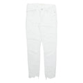 LEVI'S Womens Trousers White Regular Tapered W28 L28