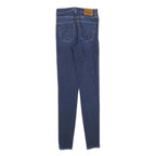 LEVI'S Womens Slim Blue Denim Jeans W24 L29 Cotton Blend Zip Classic Fit Skinny
