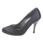 COAST Womens Black Leather Strappy High Heels UK 4 Elegant Formal Stylish