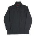 FILA Mens Black Zip Jacket M Polyester Blend Plain Casual Sportswear