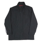 FILA Mens Black Zip Jacket M Polyester Blend Plain Casual Sportswear