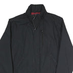 FILA Mens Black Zip Jacket M Polyester Blend Plain Casual Sportswear