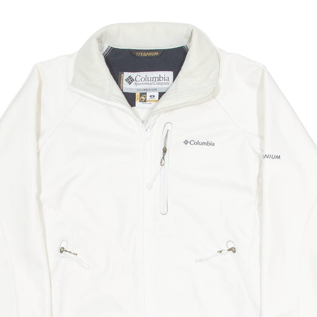 COLUMBIA Womens Jacket White S