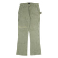 VUJA DE Mens Cotton Regular Green Workwear Trousers W30 L30 Utility Style