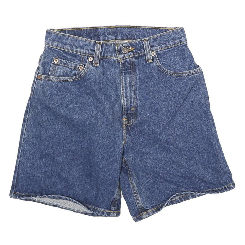 LEVI'S Womens Denim Blue Casual Shorts S W26 Classic Cotton Blend Comfort