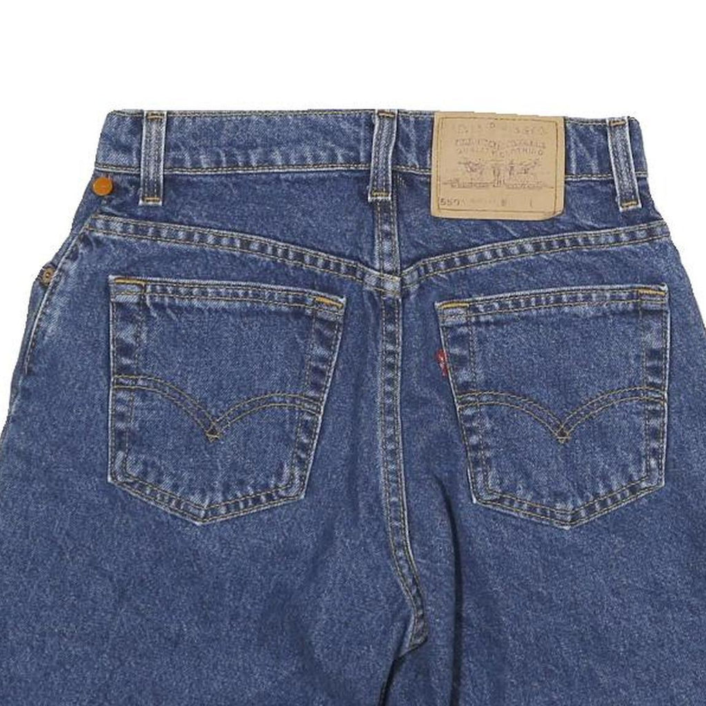 LEVI'S Womens Denim Blue Casual Shorts S W26 Classic Cotton Blend Comfort