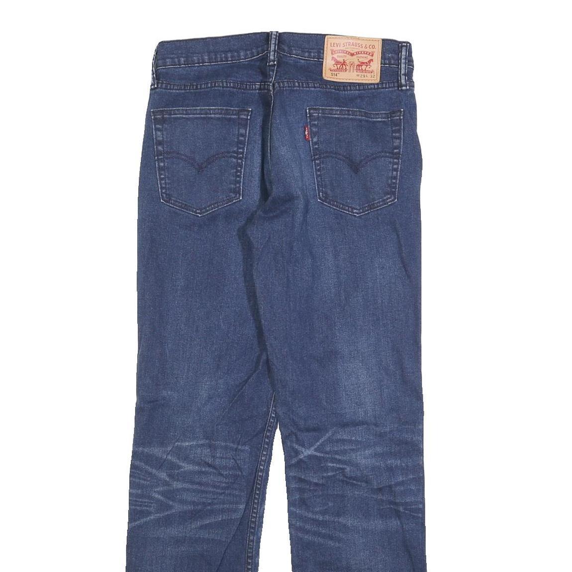 LEVI'S 514 Classic Mens Jeans Blue Classic Straight Denim Medium W29 L32