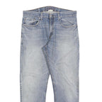 LEVI'S 527 Low Bootcut Mens Jeans Blue Slim Bootcut Denim Light W32 L27 Zip