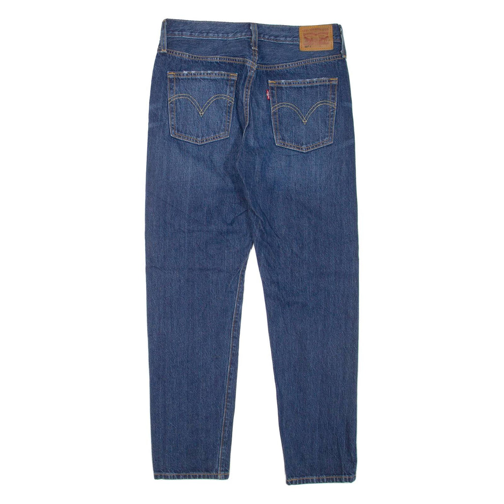 LEVI'S 501 Jeans Distressed Womens Blue Regular Straight W26 L28