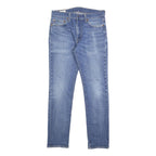 LEVI'S 511 Mens Jeans Blue Slim Skinny Denim Medium W30 L29 Stretch Zip