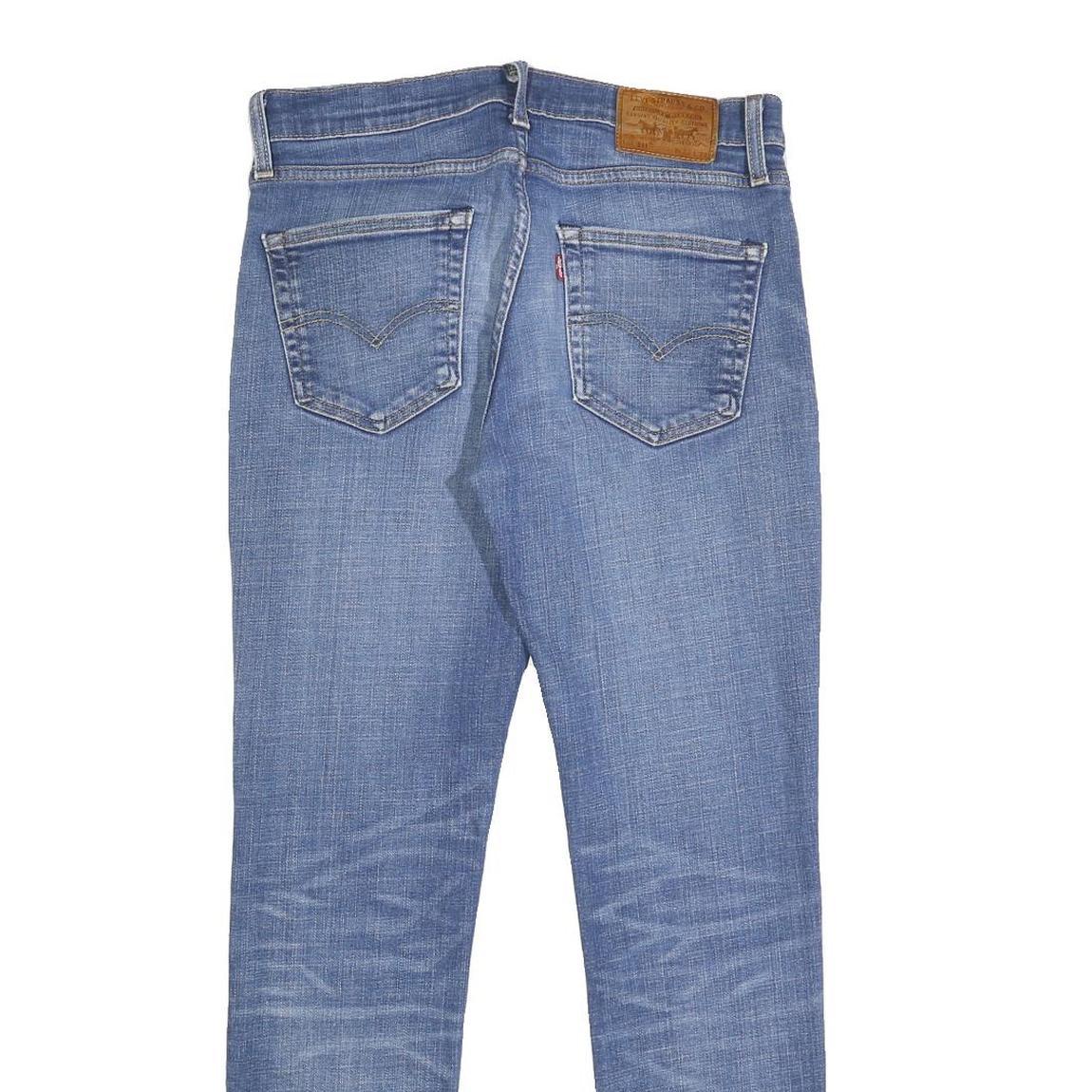 LEVI'S 511 Mens Jeans Blue Slim Skinny Denim Medium W30 L29 Stretch Zip