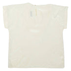 JULIETTA Womens Blouse Yellow High Neck M
