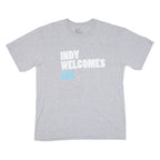 NIKE Indy Welcomes All Mens T-Shirt Grey L