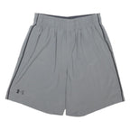 UNDER ARMOUR Mens Shorts Grey Sports Casual Polyester Blend M W28 Elastic