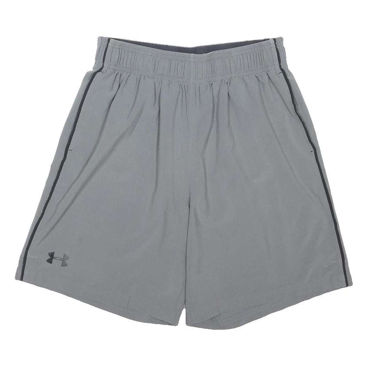 UNDER ARMOUR Mens Shorts Grey Sports Casual Polyester Blend M W28 Elastic