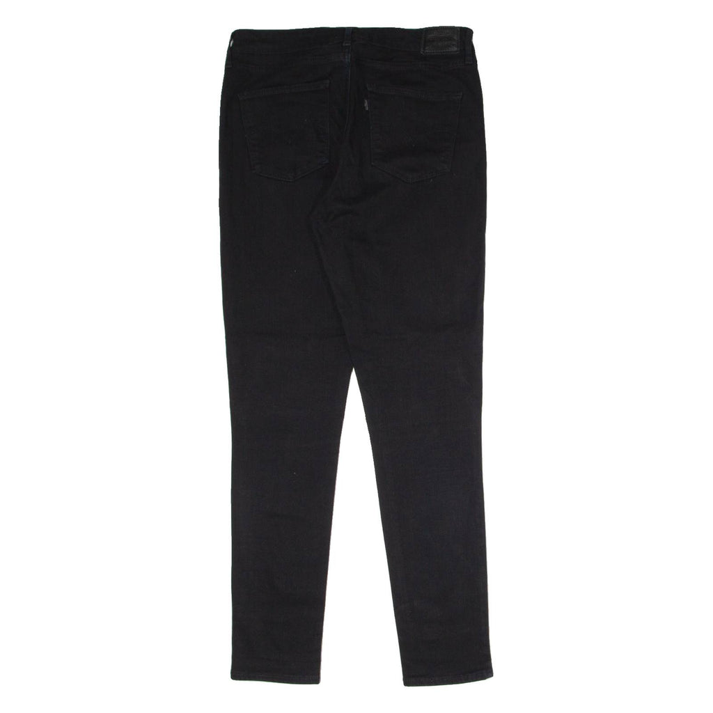LEVI'S 721 High Rise BIG E Womens Trousers Black Regular Skinny W31 L30