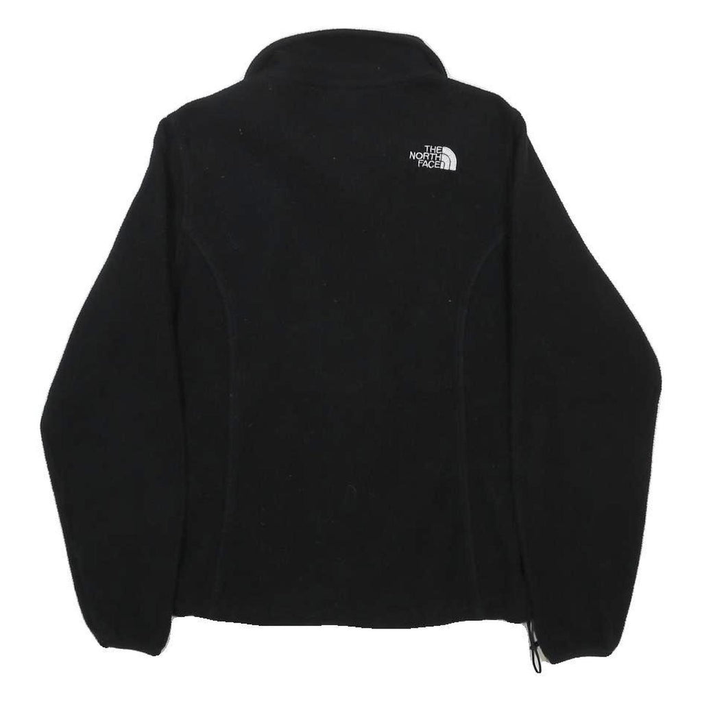 THE NORTH FACE Womens Black Zip Up Jacket M Polyester Fleece Outdoor Casual