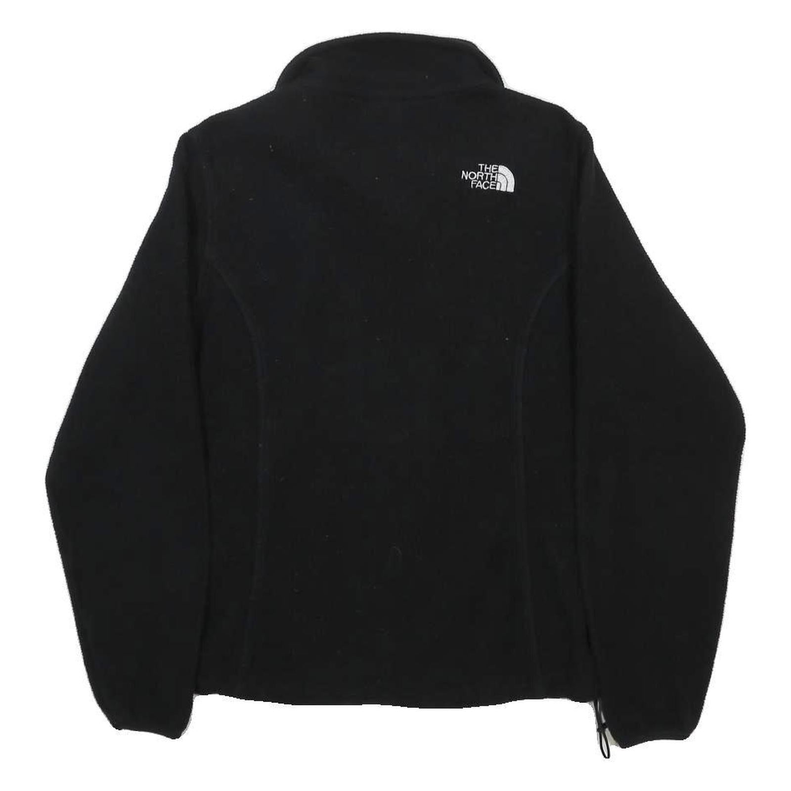 THE NORTH FACE Womens Black Zip Up Jacket M Polyester Fleece Outdoor Casual