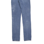 LEVI'S Womens Slim Blue Denim Cotton Blend Zip Jeans W26 L30 Classic Style