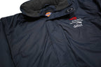 DICKIES Mens Navy Blue Workwear Jacket M Nylon Plain Zip Closure Classic Fit