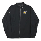 NIKE Mens Black Guerin Catholic Soccer Zip Jacket M Polyester Blend Sportswear