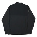 NIKE Mens Black Guerin Catholic Soccer Zip Jacket M Polyester Blend Sportswear