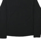 BERGHAUS Womens Black Polyester Blend Fleece Jacket UK 10 Outdoor Zip Up