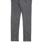 DIESEL Mens Slim Grey Denim Jeans W30 L30 Zip Closure Casual Style