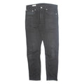 LEVI'S 512 BIG E Jeans Mens Black Slim Tapered Stone Wash W31 L28