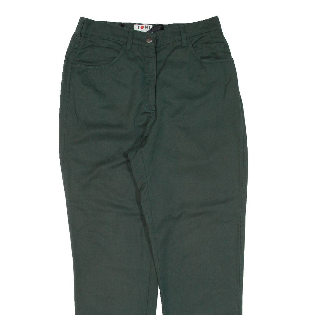 TONI DRESS Womens Trousers Green Regular Tapered W28 L27