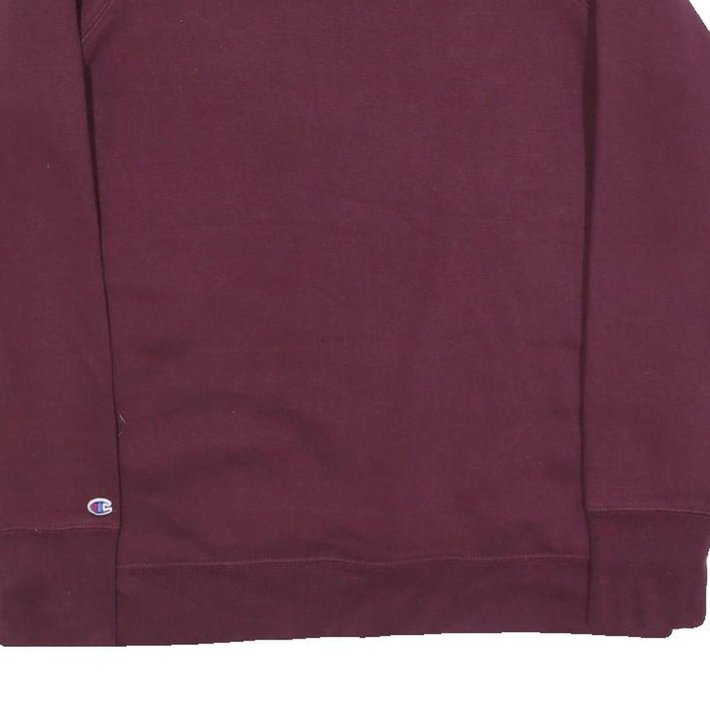 CHAMPION Mens Maroon Sweatshirt Crew Neck M Cotton Blend Pullover
