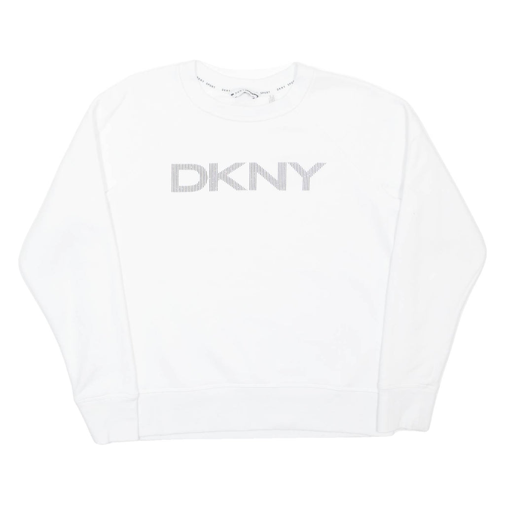 DKNY Sport Womens Sweatshirt White XS