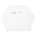 DKNY Sport Womens Sweatshirt White XS