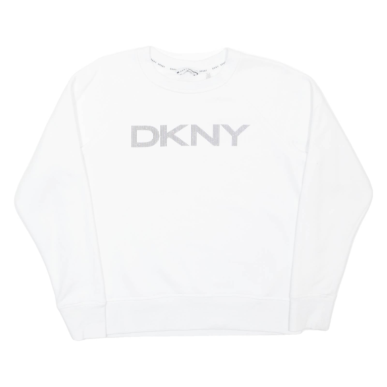 DKNY Sport Womens Sweatshirt White XS