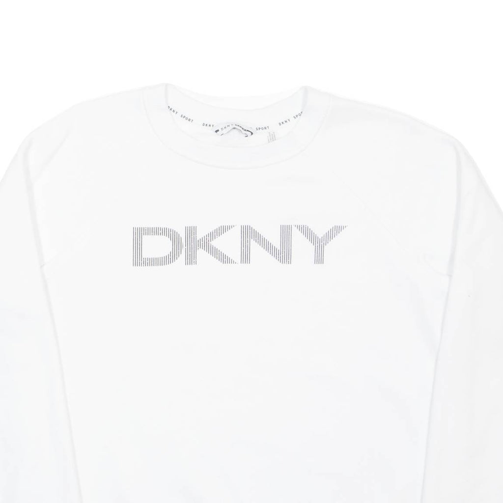 DKNY Sport Womens Sweatshirt White XS