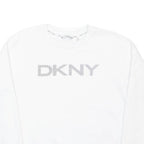 DKNY Sport Womens Sweatshirt White XS