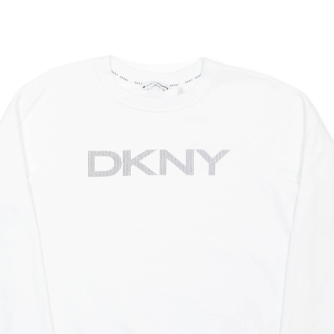 DKNY Sport Womens Sweatshirt White XS