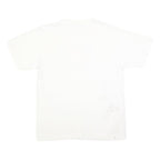 ANVIL Mens White USA Flag Graphic T-Shirt L Short Sleeve Crew Neck Cotton Blend