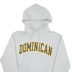 CHAMPION Mens Grey Dominican Pullover Hoodie S Cotton Blend Casual Drawstring