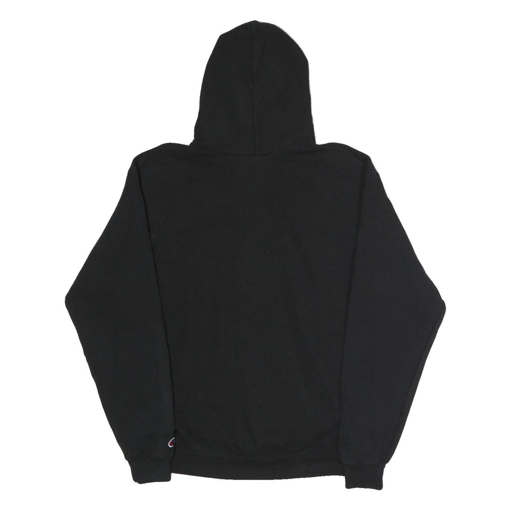 CHAMPION Mens Black Southern Oregon University Pullover Hoodie L Classic Cotton