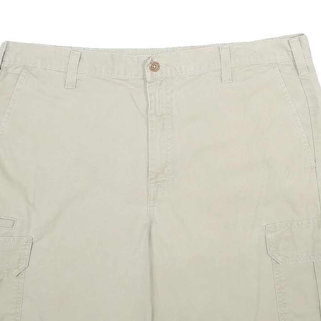 DICKIES Mens Shorts Beige Casual Cargo XL W38 Workwear Cotton Pockets