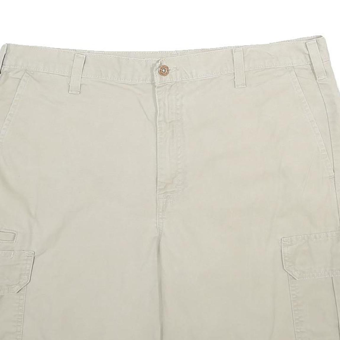 DICKIES Mens Shorts Beige Casual Cargo XL W38 Workwear Cotton Pockets